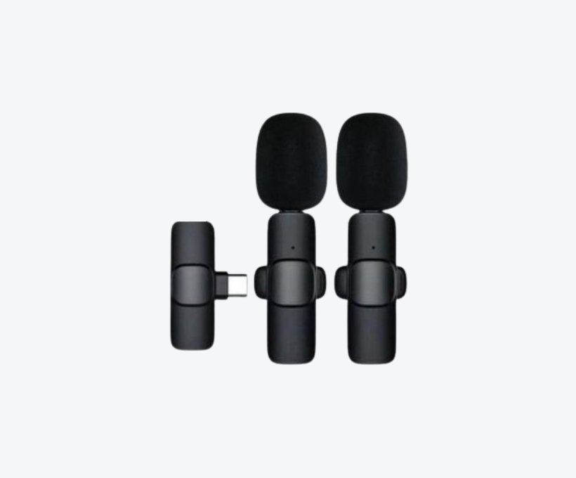 Hyperthread Design (20) K9 Wireless Lavalier Microphone USB Type-C for Android - 2.4GHz Plug & Play