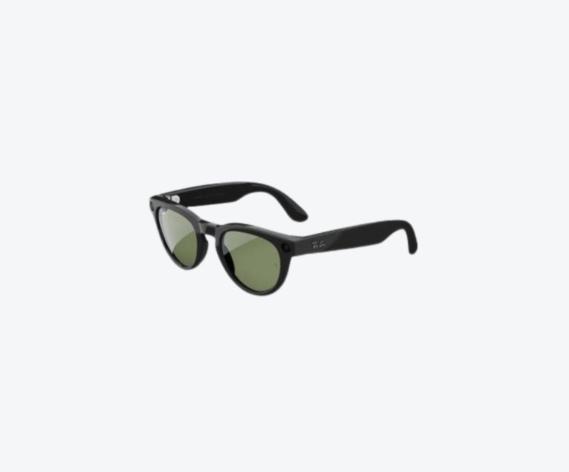 Meta Headliner Gen 2 Smart Glasses RW4013 (32GB, Shiny Black Frame, Size 50) with G15 Green Lenses